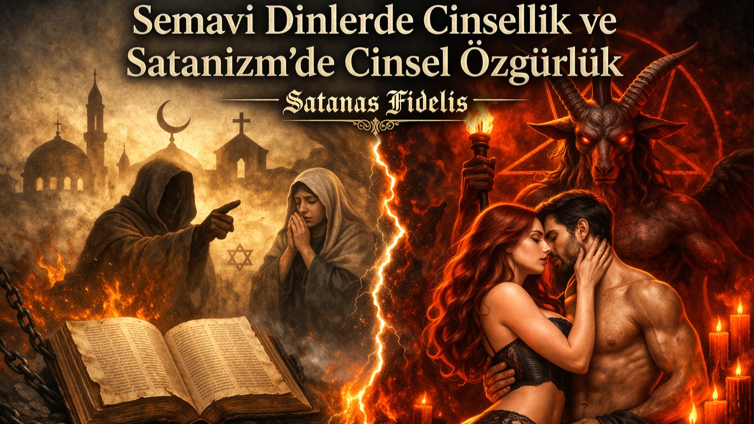 Semavi Dinlerde Cinsellik ve Satanizm’de Cinsel Özgürlük