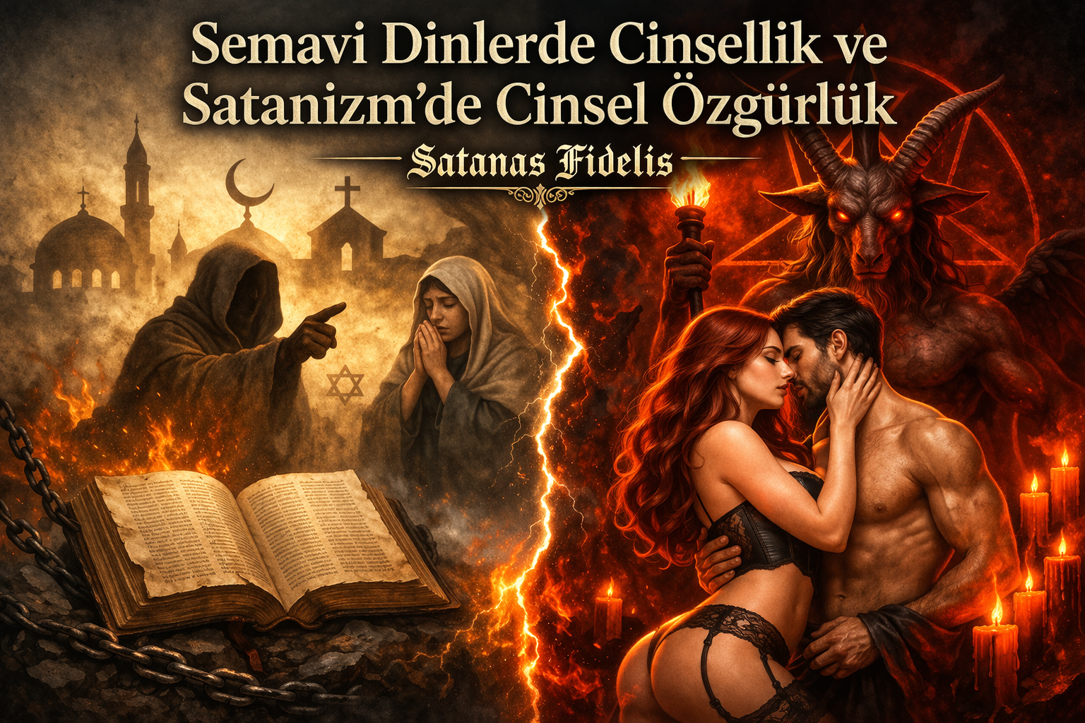 Semavi Dinlerde Cinsellik ve Satanizm’de Cinsel Özgürlük
